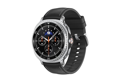 Samsung Galaxy Watch8 Classic Smartwatch, 46 mm, Schwarz, Bluetooth (CAD Version & Garantie) - AI-Assistent (Gemini), Schlaf-Coaching, Fitness-Tracking