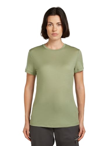 Icebreaker Damen Merino 150 Tech Lite III T-Shirt, Lichen, XS