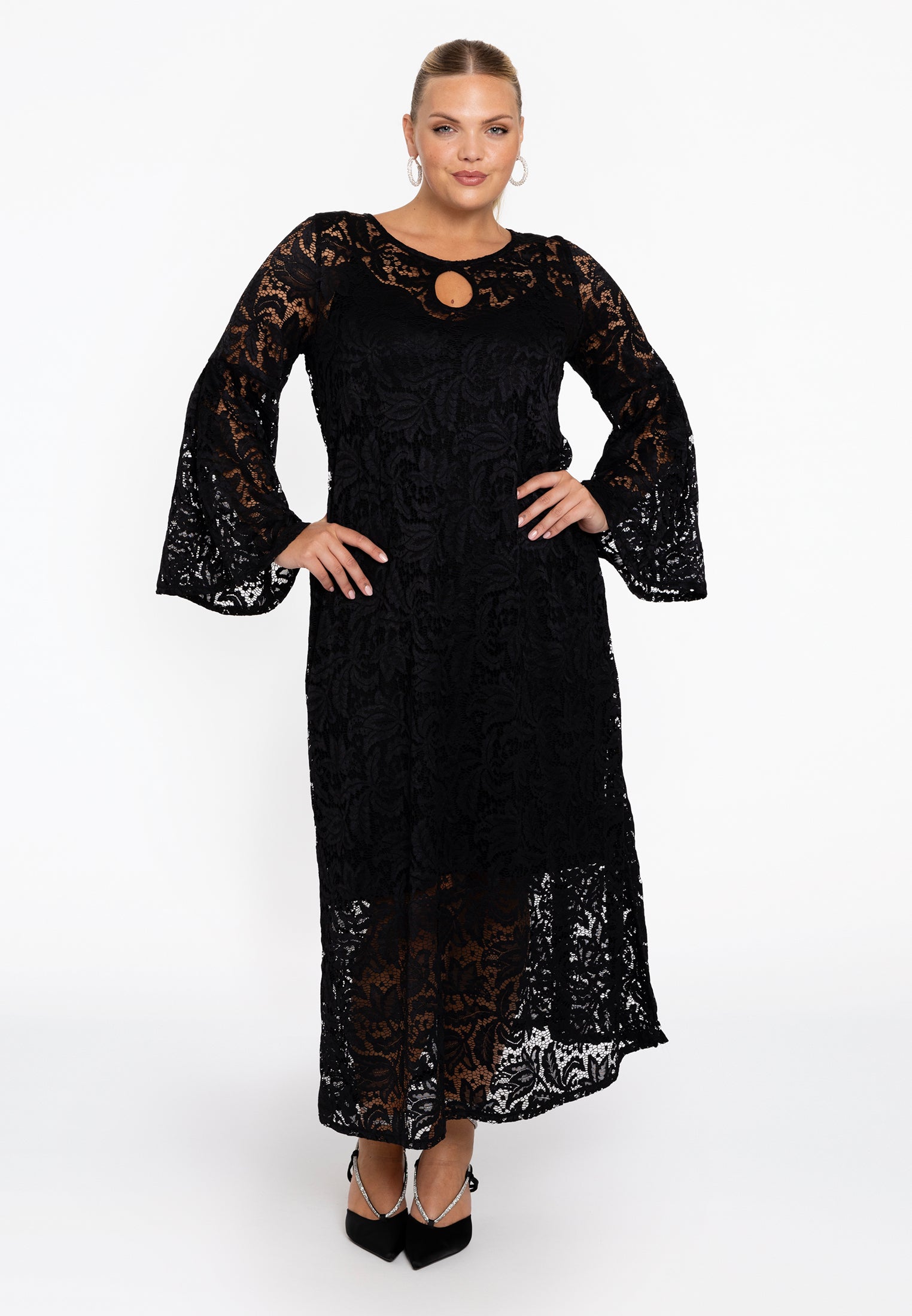 Jurk flare LACE