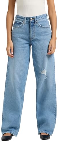 LEE - Jeans Damen - Loose Straight Fit - Rider Loose - Blue Koi