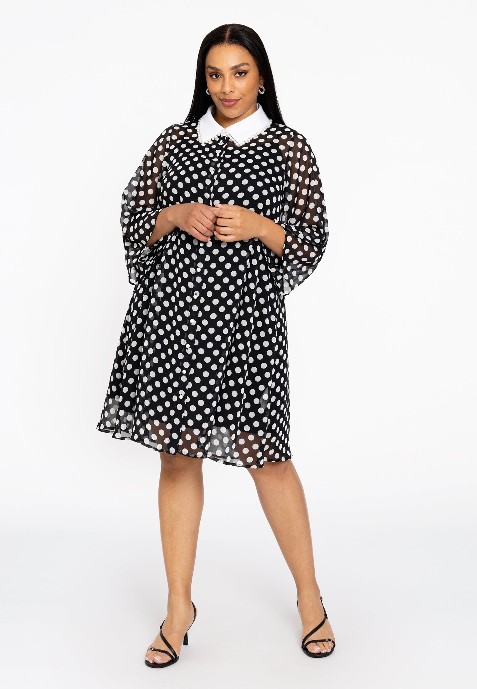 Jurk swing DOTS