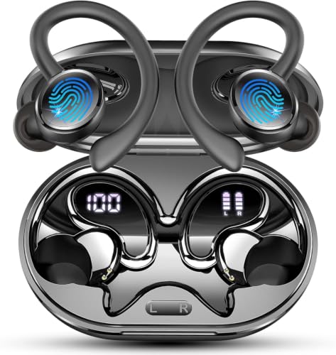 2026 Kopfhörer Kabellos Bluetooth 5.4, Bluetooth Kopfhörer, 4 ENC Noise Cancelling Mics, 50 Std Spielzeit, HiFi Stereo, In Ear Kopfhörer Kabellose Kopfhörer, Ohrhörer mit LED Anzeige, IP7 Wasserdicht
