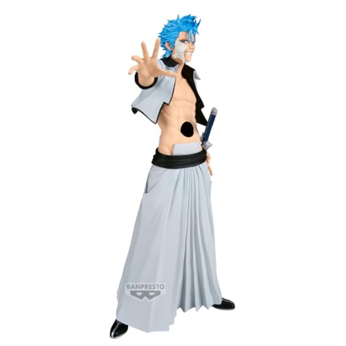 Banpresto Grimmjow Jaegerjaques Bleach Actionfigur - Maximatic 25 cm - PZ69613P Mehrfarbig - Sammelfigur - Ideal für Anime-Fans
