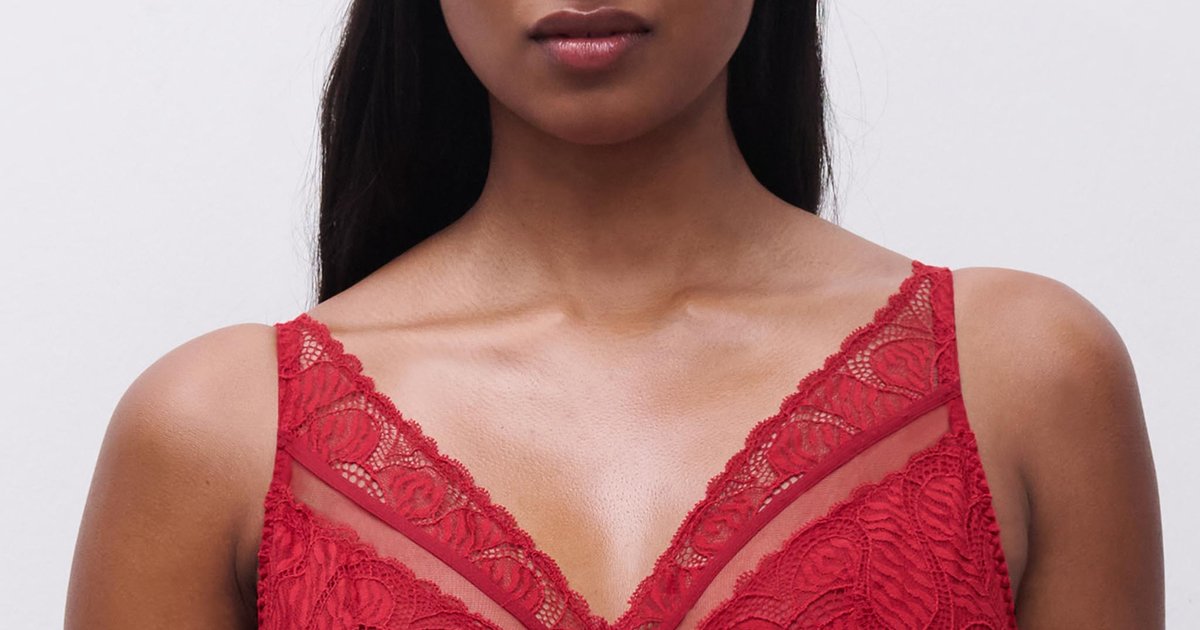 Niet voorgevormde BH Zonder Beugel - Scarlet - AMOR | CHANTELLE PULP