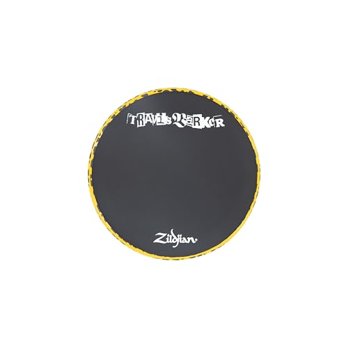 ZILDJIAN Signature-Übungs-Pad Travis Barker 12", schwarz (ZXPPTB12)