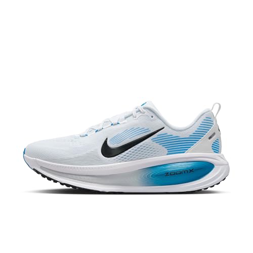 Nike Vomero 18 Straßenlaufschuh Für Herren, White/Black-Blue Hero, HM6803-109, 45 EU (11 US)
