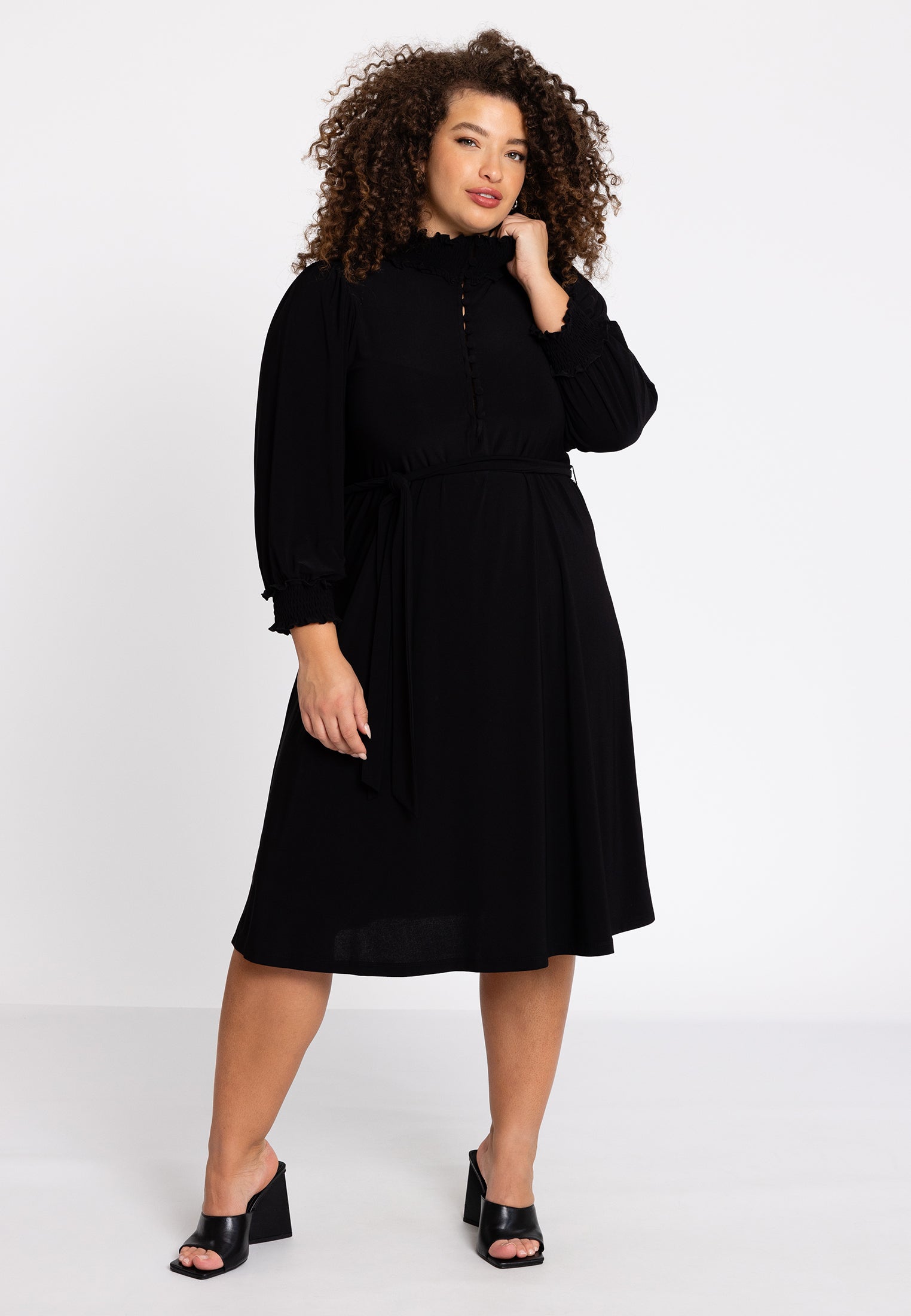 Dress belted DOLCE
