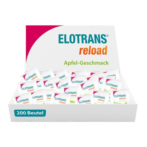 ELOTRANS reload Elektrolyte Pulver Sport, Apfel, Multipack, 200 Beutel