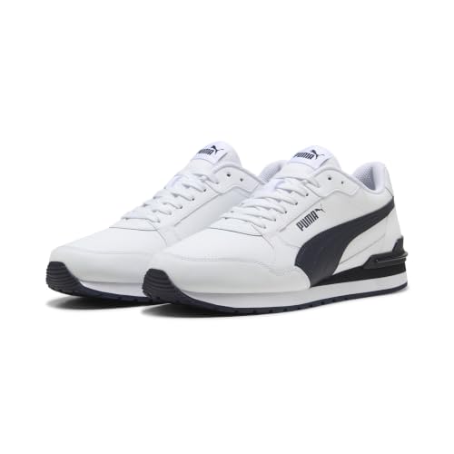 Puma Unisex ST Runner V4 L Sneaker, White-New Navy, 37 EU