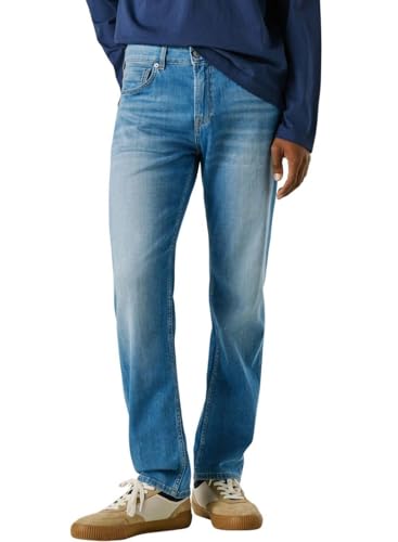 Pepe Jeans Herren Straight Cash Summer Jeans, Blau (Denim-3ab), 28 W/30 L