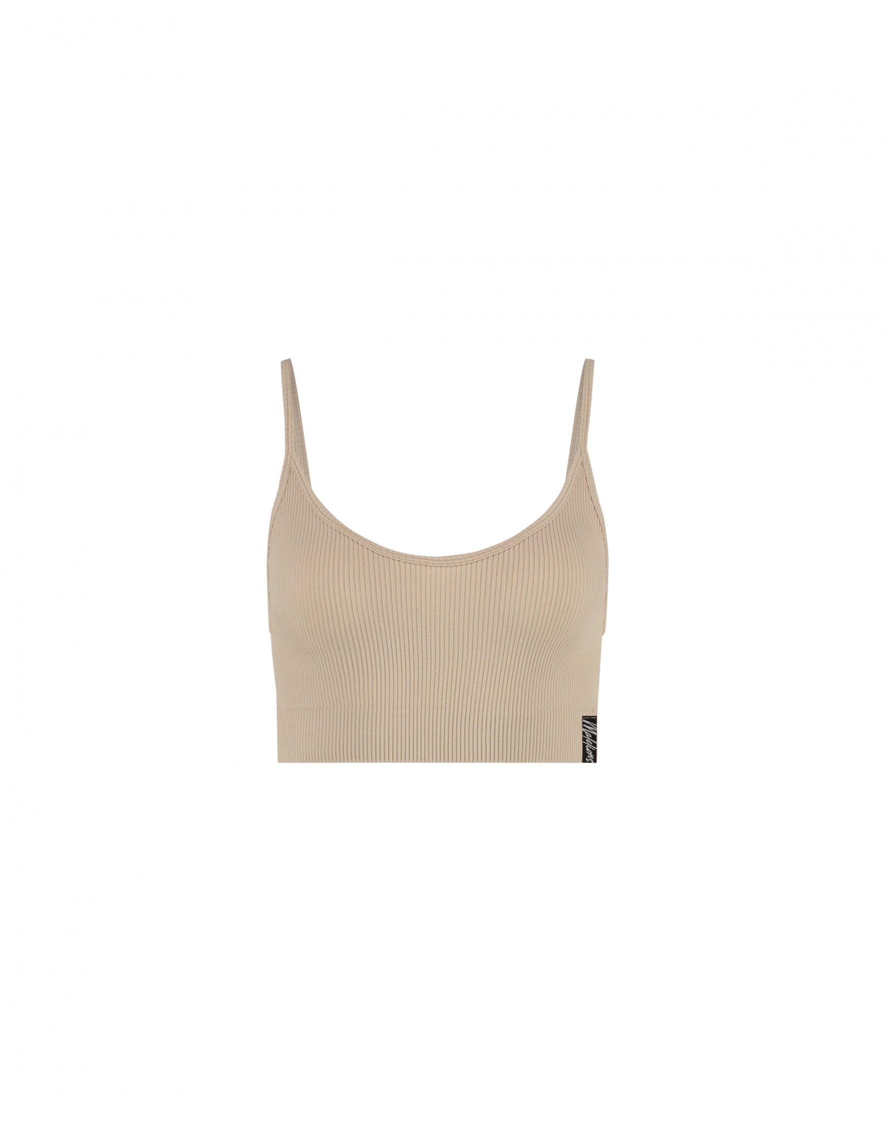 Malelions Women Ivy Rib Top | Taupe