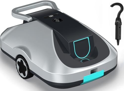 Poolroboter Akku, kabelloser Pool-Saugroboter, 200Min Laufzeit, Intelligente Navigation, Selbsteinparkfunktion und ultrafeine Filterung, kompakt und tragbar Poolreiniger ohne Kabel für Pools 232m²