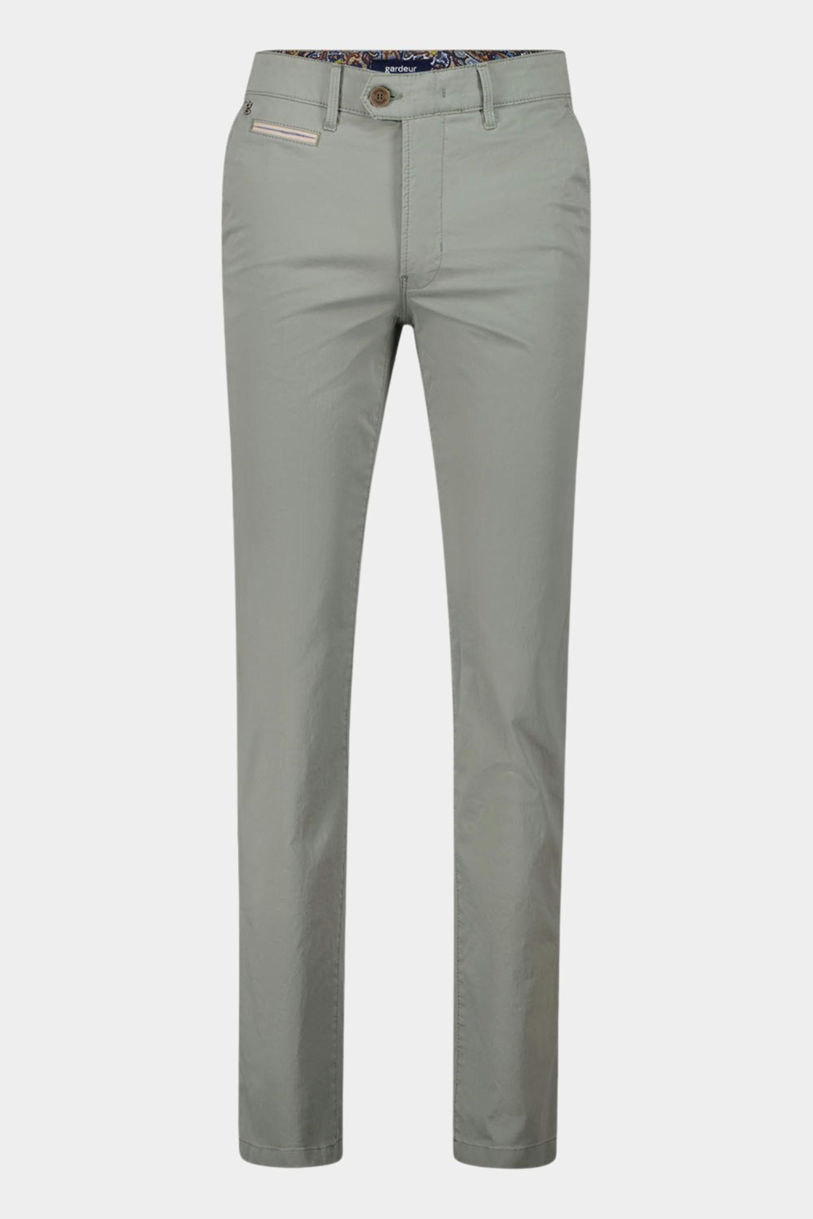 62% Korting Gardeur Chino Groen BENNY-3 Modern Fit BENNY-3 412941/2070 | Bos Men Shop