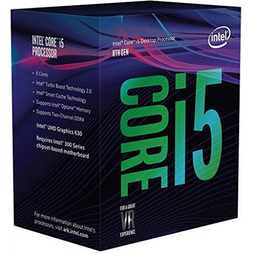 Intel Core i5-8600K Prozessor 3,6GHz (9 MB Cache, bis zu 4,30 GHz)