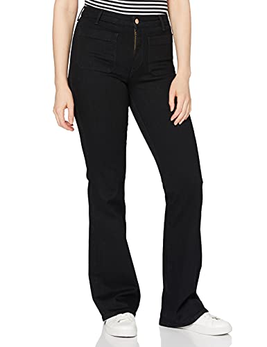WRANGLER - Jeans Damen - Flare Fit - Retro Schwarz