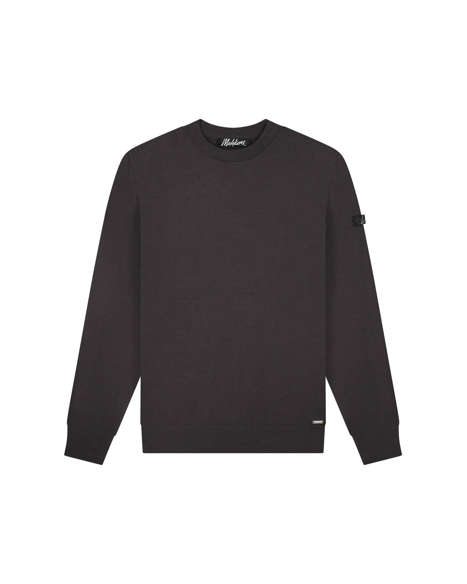 Malelions Men Knitted Crewneck | Mulch Brown