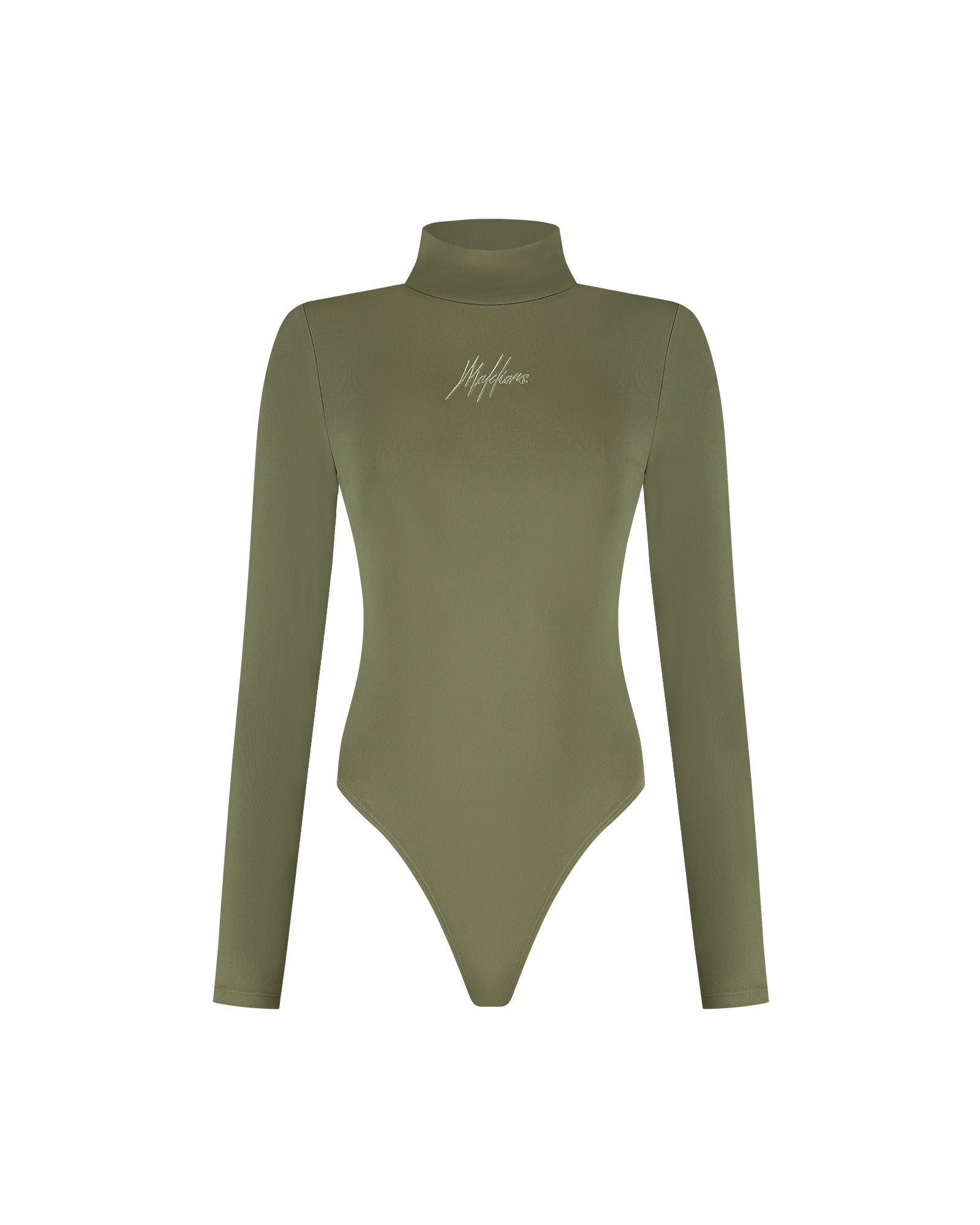 Malelions Women Signature Bodysuit | Army Green