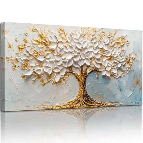 hyidecorart Baum des Lebens Aesthetic Wandbilder Wohnzimmer 73x146 cm