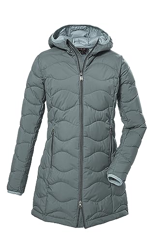 G.I.G.A. DX Damen Steppparka mit Kapuze/Funktionsparka in Daunenoptik GW 20 WMN QLTD PRK, aquaverde, 44, 39844-000
