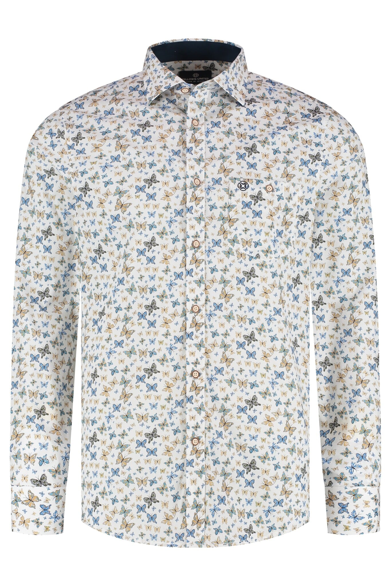 Fellows United Overhemd Lange Mouw Butterfly (61.6548 - 116)