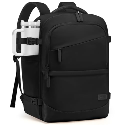 LOVEVOOK Handgepäck Reiserucksack 4 Stück, 50L Rucksack Damen Herren Groß Flugzeug mit Nass- und Trockenfach, 18 Zoll Laptop Travel Backpack Carry On Luggage Kofferrucksack für Trip Reise