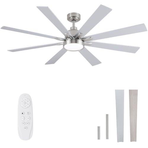 AUTODAY 120CM Deckenventilator mit Beleuchtung und Fernbedienung 1178XSN