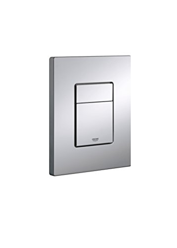 GROHE Skate Cosmopolitan - Abdeckplatte (mit Anti-Fingerprint Oberfläche, für pneumatisches Ablaufventil) Titanium, 38732BR0