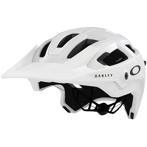 Oakley DRT5 Maven EU Fahrradhelm für Erwachsene, Unisex, Weiß satiniert, 12Q, L