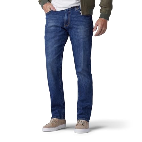 Lee Herren Big & Tall Extreme Motion Straight Taper Jeans, Maddox, 50W / 30L
