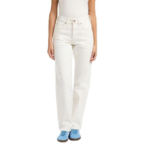 LEE - Jeans Damen - Relaxed Straight Fit - Rider Classic - Vintage Weiß
