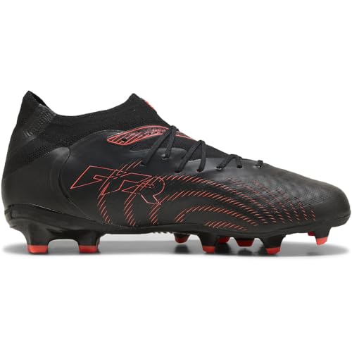 PUMA Future 9 Pro FG/AG Dreamrush Kinder schwarzrot, 34,5 Kinder