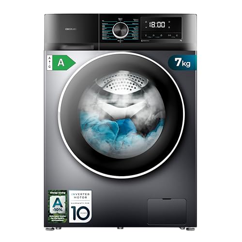 Cecotec Waschmaschine 7 kg Bolero DressCode 7500 Inverter Steel A