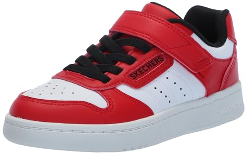 Skechers Jungen Quick Street, Rot/Weiß, 5 Toddler