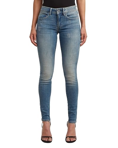 G-STAR RAW Damen Midge Zip Mid Skinny Jeans