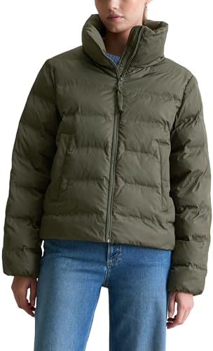 Marc OߴPolo Denim Damen Daunenjacke mit Stehkragen wasserabweisend, Grün (Pineneedle), XXL