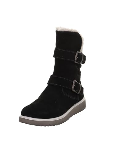 Superfit Mädchen Lora Warm Gefütterte Gore-tex Schneestiefel, Schwarz 0200, 35 EU