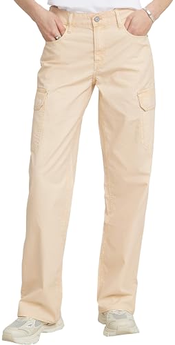 G-Star Damen Judee Low Waist Cargo Hose, Rosa (Linen gd D24673-D388-H033), 28W / 32L
