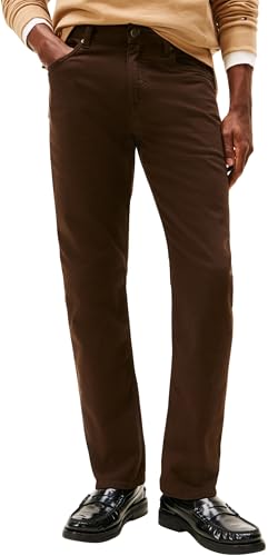 Tommy Hilfiger Herren Jeans Hose Denton Straight Fit, Braun (Dark Coffee), 28W/30L