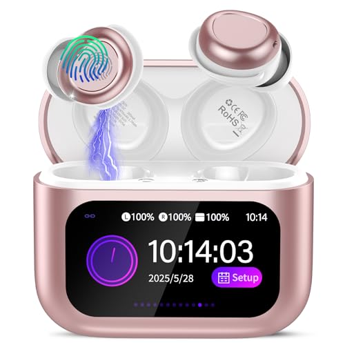 Bluetooth Kopfhörer In Ear, 48H Schlafkopfhörer Seitenschläfer Touchscreen
