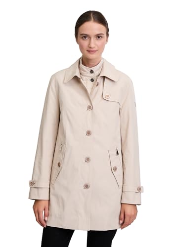 Betty Barclay Damen 3 in 1 Jacke mit Funktion 46, beige