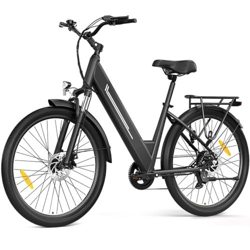 Junglor 27.5" Cityräder, 250W ANADA Motor, 36V 15,6Ah Akku, 100 km maximale